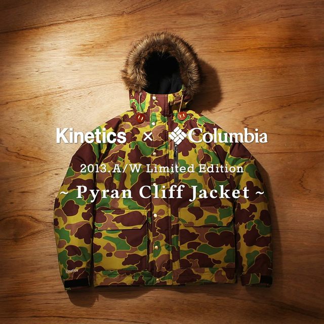 Kinetics x Columbia jacket ダウンジャケット