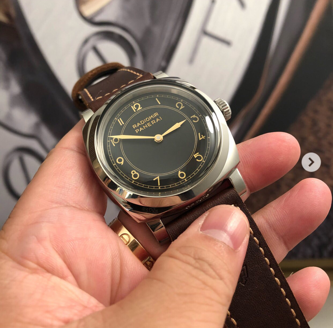 パネライ カリフォルニアダイヤル オマージュウォッチ - メンズ腕時計