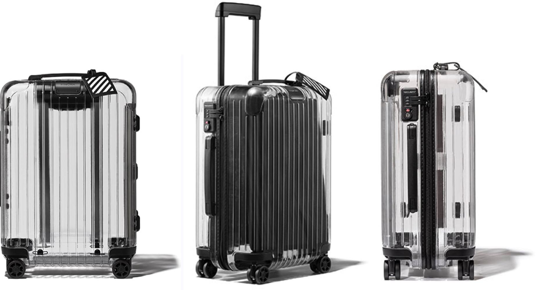 7月3日 発売開始 RIMOWA X OFF-WHITE “透明スーツケース” TRANSPARENT 