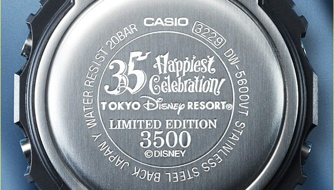 カシオ G-SHOCK 東京ディズニーリゾート35周年記念 スペシャルウォッチ ￥25,000 3500本限定 ZENMAIのココ東京