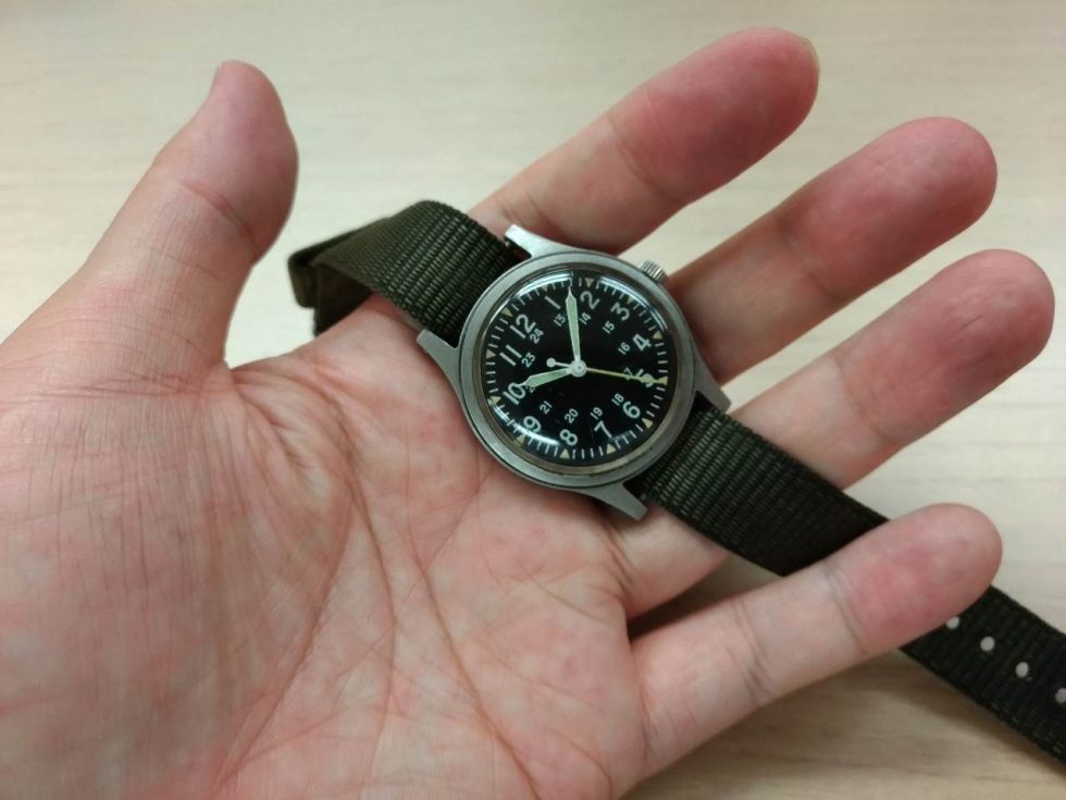レビュー】米軍官給時計 Hamilton ハミルトン ミリタリー 1973年製 手巻き MIL-W-46374A | ZENMAIのココ東京
