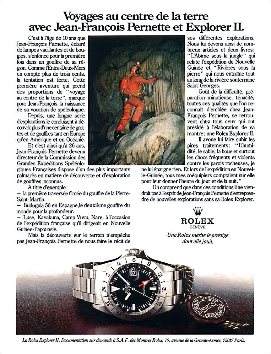 1979 French Rolex Explorer II The Original Orange Hand Reference 1655 | Rolex explorer, Rolex explorer ii, Rolex watches