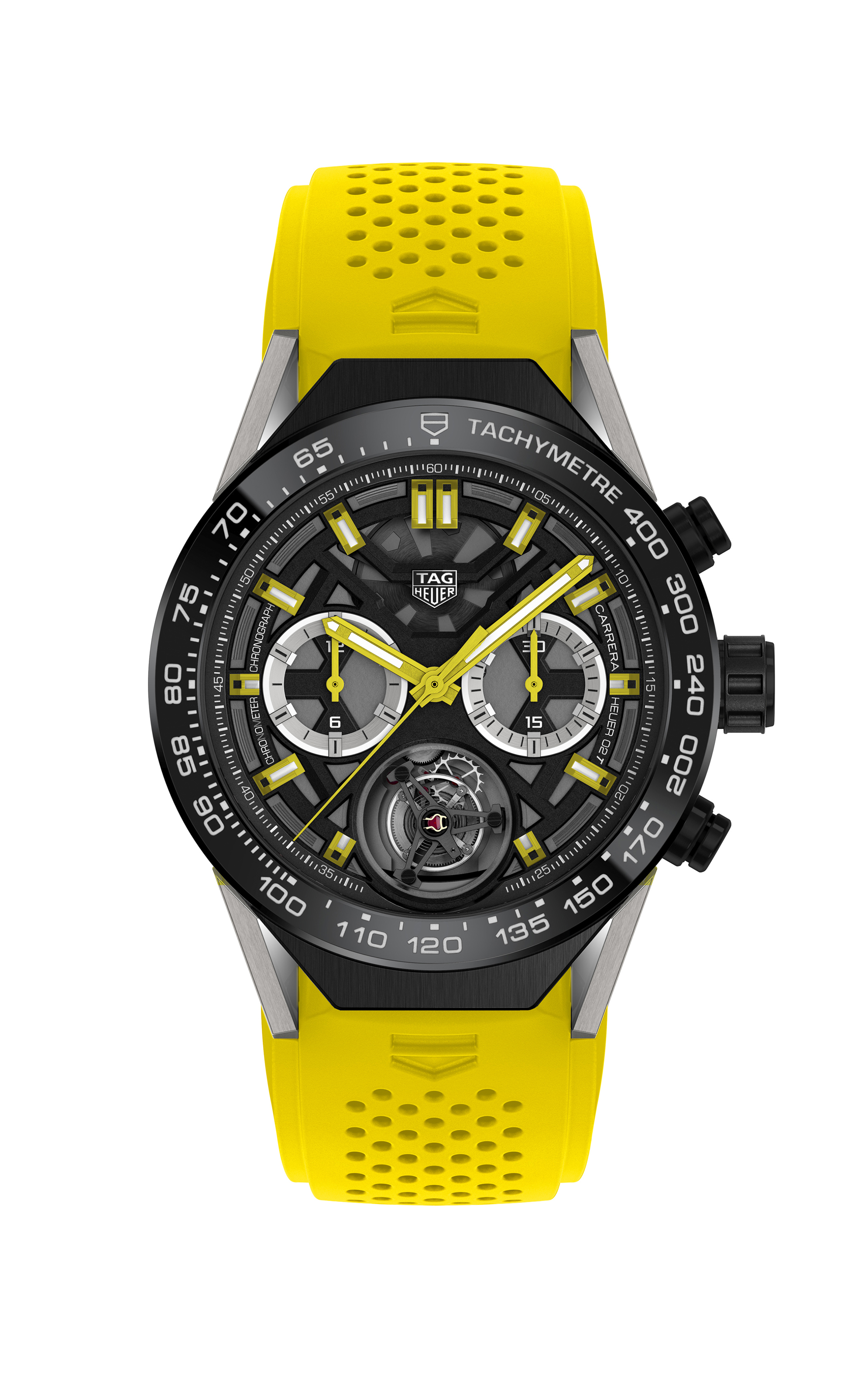 TAG HEUER TAG HEUER LUXURY KIT «ONLY WATCH» SPECIAL EDITION THE «ONLY WATCH KIT» FEATURES THE ONLY WATCH SIGNATURE COLOURS, BLACK AND VIBRANT YELLOW. IT CONTAINS THE CONNECTED MODULAR 45, THE FIRST