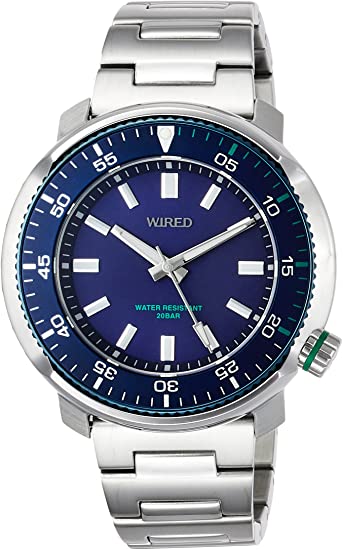 Amazon | [セイコーウォッチ] 腕時計 ワイアード SOLIDITY 3針 逆回転防止ベゼル AGAJ405 メンズ シルバー |  メンズ腕時計 | 腕時計 通販