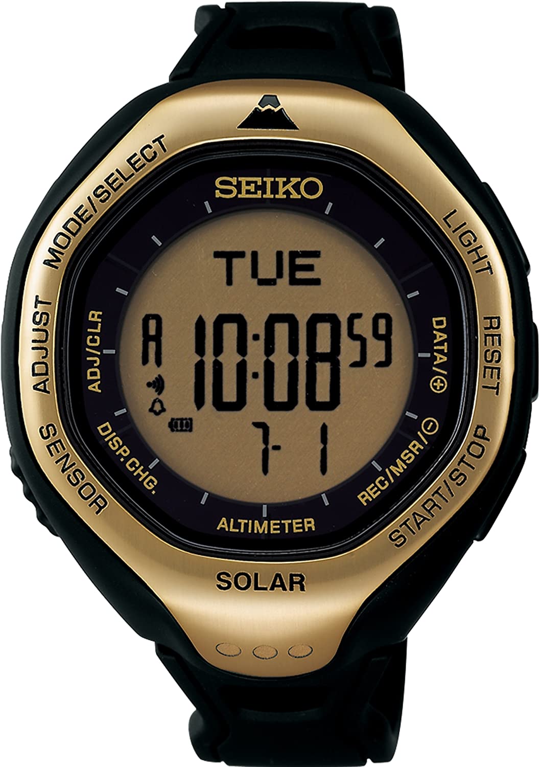Amazon | [セイコーウォッチ] 腕時計 プロスペックス 富士山世界文化遺産登録記念モデル ソーラー ハードレックス SBEB009 ブラック  | レディース腕時計 | 腕時計 通販
