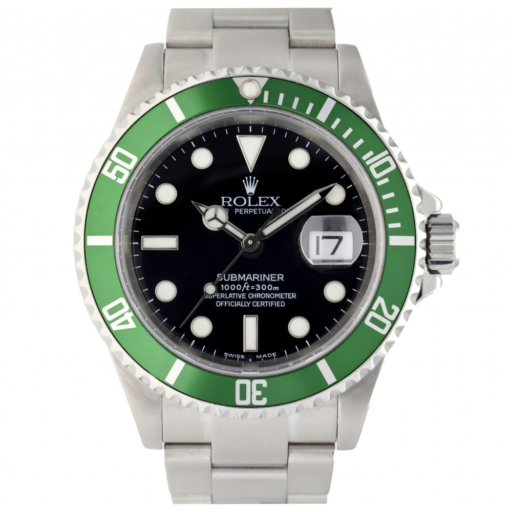SUBMARINER 16610LV STAINLESS STEEL 40MM YEAR 2004 W5759 16610LV-01