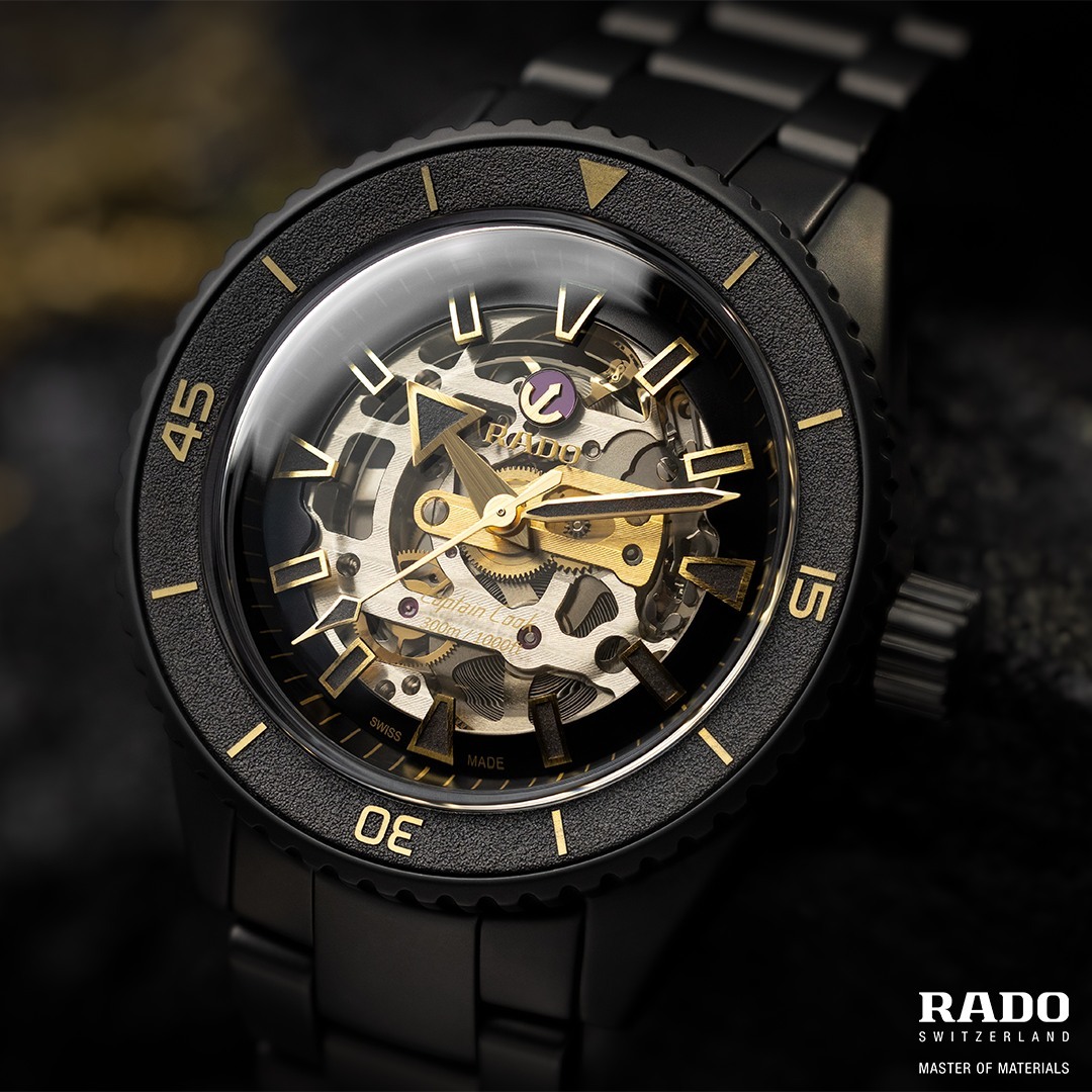 ラドー RADO HYPERCHROME 734.00213 セラミック ステンレススチール メンズ 腕時計