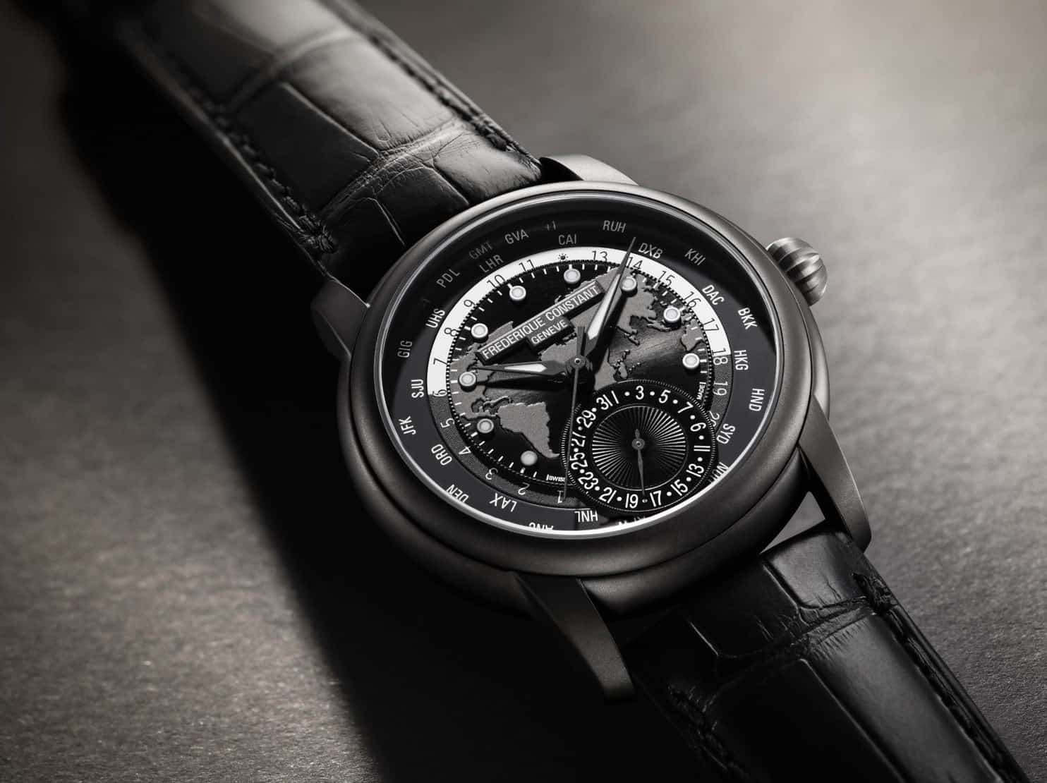 Frederique Constant Rings in Black Friday with the All Black Classics  Worldtimer Manufacture Globetrotter Limited Edition - Worn & Wound