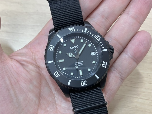 MWC ダイバーズウォッチ PVD Military Divers Watch激しい使用
